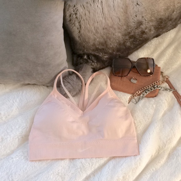 Nike Other - NWOT Nike dryfit baby pink sport bra med